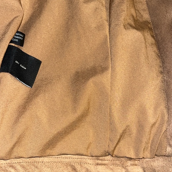 Faux suede moto jacket with fringe, NWT! price reduced! $100 - Picture 9 of 15